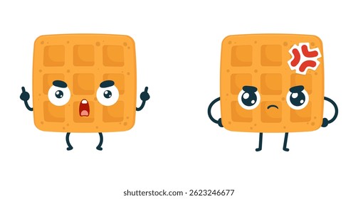 Set Mascot images Cute Icons