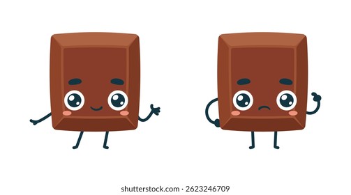 Set Mascot images Cute Icons
