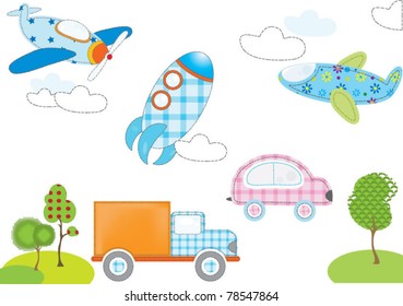 set of mashines for kids