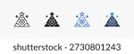 Set of mastery icon collection in Multiple Style. Icon suitable for web and mobile application