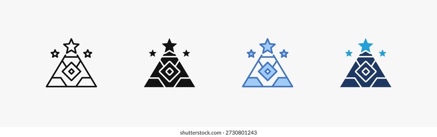 Set of mastery icon collection in Multiple Style. Icon suitable for web and mobile application