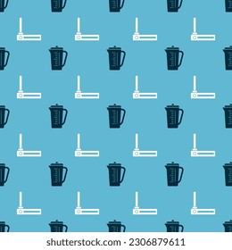 Ajuste la señal de la taza de medición y el router y la señal wi-fi en un patrón transparente. Vector
