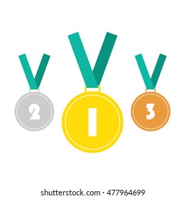 Set of medals