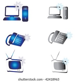 set of media
