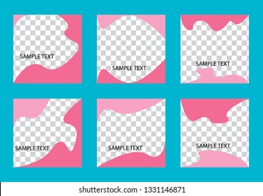 Set media banners with discount offer. Shopping background, label for business promotion. Can be used for website and mobile website banners, web design, posters, email and newsletter designs.