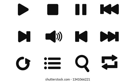 Set Media Icon Design