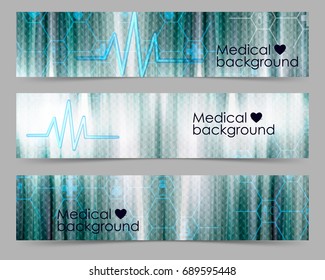  set of medical Banners