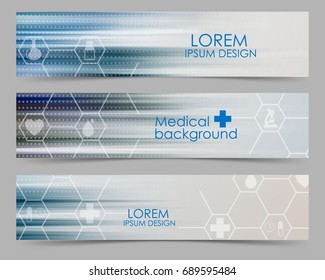  set of medical Banners