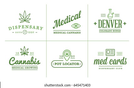 Vintage Logo Marijuana Hd Stock Images Shutterstock