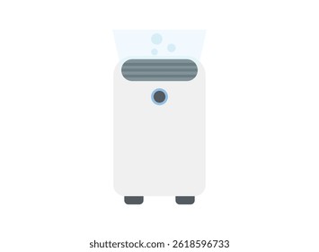 set of an Medical Device Air Purifier Illustration