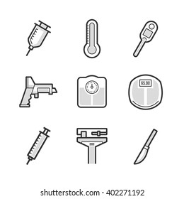 Set Of Medical Device Icon