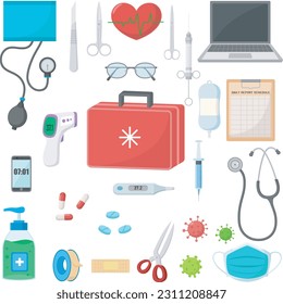 Set of medical elements collection