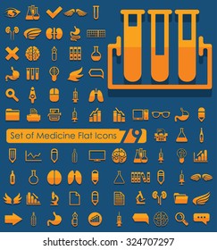 Set of medical flat icons
