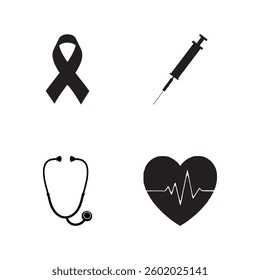 Set of Medical and Health Care Icons for Graphic design