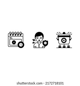 Set of Medical and Healthcare, vector icons. Premium quality symbols.