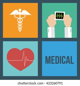 set medical help, colors backdrop