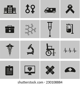 Set of medical icon