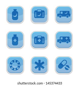 set of medical icon, vector 