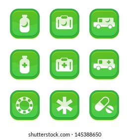 set of medical icon, vector 