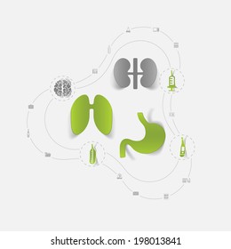 Set of medical icons