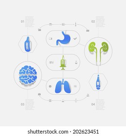 Set of medical icons