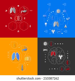 Set of medical icons