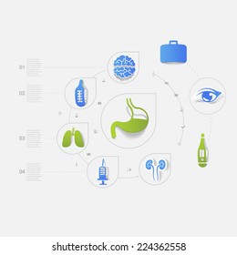 Set of medical icons