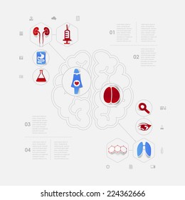 Set of medical icons