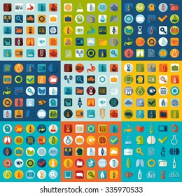 Set of medical icons