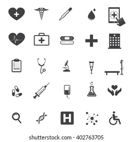 conjunto de iconos médicos