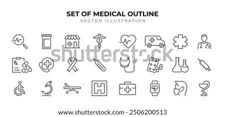 Set of Medical Icons vector
