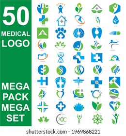 set of medical logo , set of pharmacy vector