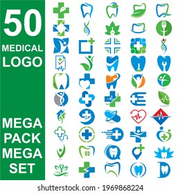 set of medical logo , set of pharmacy vector