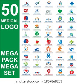 set of medical logo , set of pharmacy vector