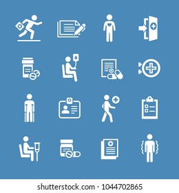 Set of medical symbols