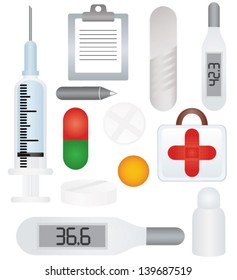 set of medical vector icons