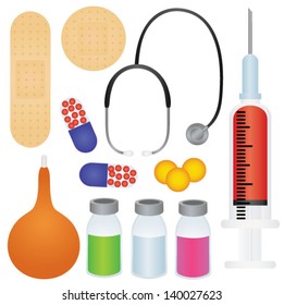 set of medical vector icons