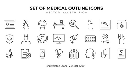 Set of Medical Vector icons