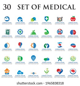 set of medical vector , set of pharmacy logo
