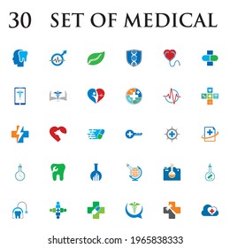 set of medical vector , set of pharmacy logo