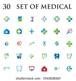 set of medical vector , set of pharmacy logo