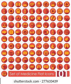 Set of medicine icons