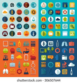 Set of medicine icons