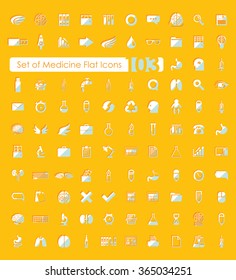 Set of medicine icons