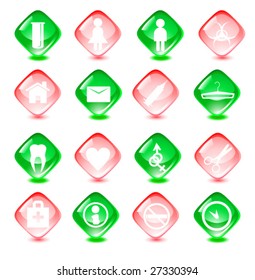 set medicine vector icons