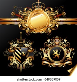 escudos y armas heráldicos medievales