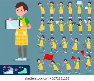 A set of men with digital equipment such as smartphones.
There are actions that express emotions.
It's vector art so it's easy to edit.