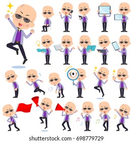 A set of men with digital equipment such as smartphones.
There are actions that express emotions.
It's vector art so it's easy to edit.