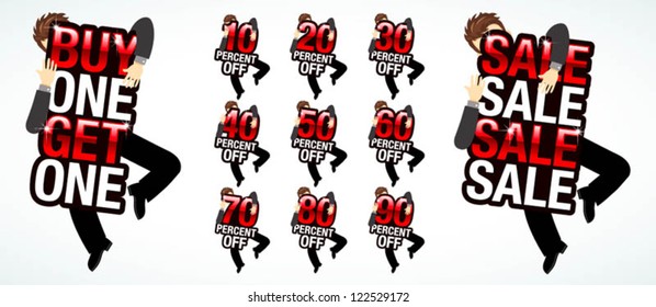 Set Men Hugging Number Stock Vector (Royalty Free) 122529172 | Shutterstock