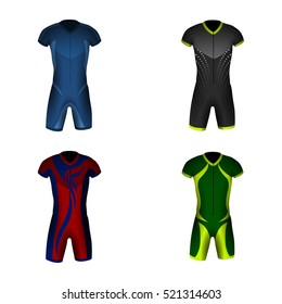 Set of men sport uniforms, Vector illustration